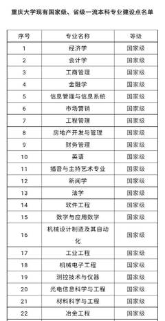 重慶大學新增16個國家級一流本科專業，軟件工程建設引領新方向